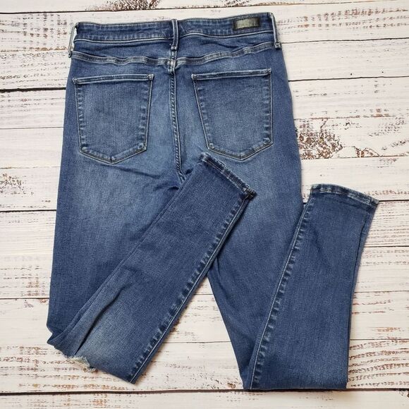 Abercrombie & Fitch Simone High Rise Super Skinny Distressing distressed Size 29 - Picture 3 of 10